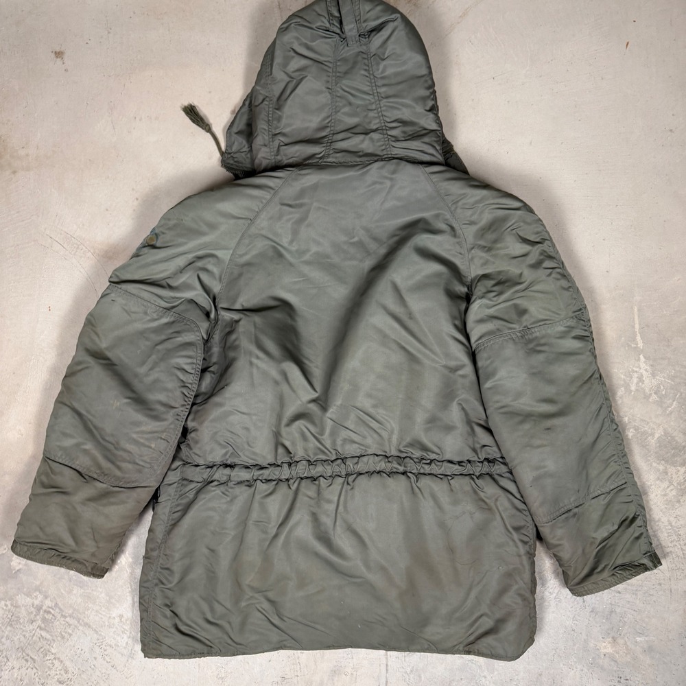 Vintage US Air Force N-3B Snorkel Parka Southern Aviation Sage Green Large - Picture 5 of 7